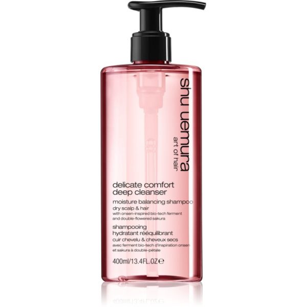 Shu Uemura Deep Cleanser Delicate Comfort sampon hidratant pentru par uscat 400 ml-ro