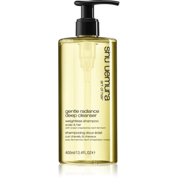 Shu Uemura Deep Cleanser Gentle Radiance sampon de curatare delicat pentru par frumos si sanatos 400 ml-ro