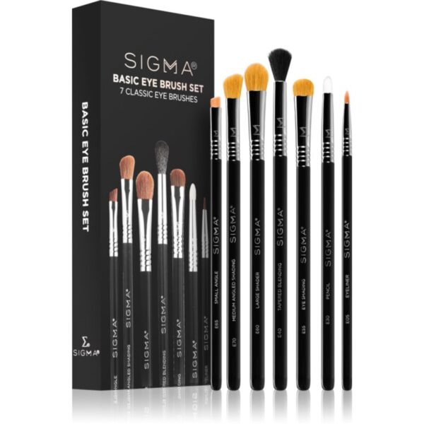 Sigma Beauty Brush Set Basic Eye set perii machiaj pentru ochi-ro