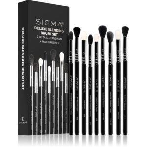 Sigma Beauty Brush Set Deluxe Blending set perii machiaj pentru ochi-ro