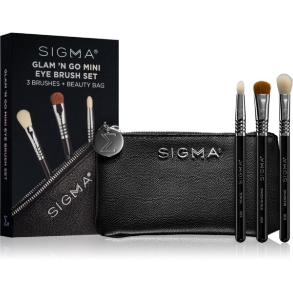 Sigma Beauty Brush Set Glam N Go set de pensule cu geantă-Țena
