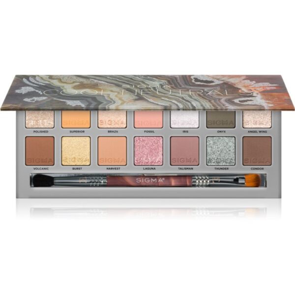 Sigma Beauty Cool Neutrals paletă cu farduri de ochi 1 buc-Țena