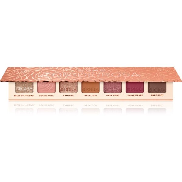 Sigma Beauty Cor-de-Rosa paletă cu farduri de ochi 7