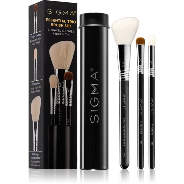 Sigma Beauty Essential set de mini-pensule faciale-Țena