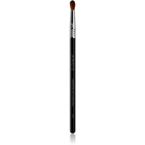 Sigma Beauty Eyes E42 Precision Firm Blender™ Brush pensulă pentru aplicarea precisă a fardului de pleoape 1 buc-ro