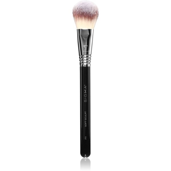 Sigma Beauty Face F11 Soft Sculpt pensula pentru pudra si fard de obraz 1 buc-Țena