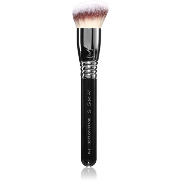Sigma Beauty Face F48 Soft Coverage pensula pentru crema si fond de ten 1 buc-Țena