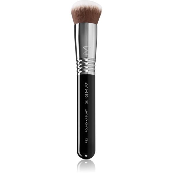 Sigma Beauty Face F82 Round Kabuki™ Brush mineral loose powder brush 1 buc-ro