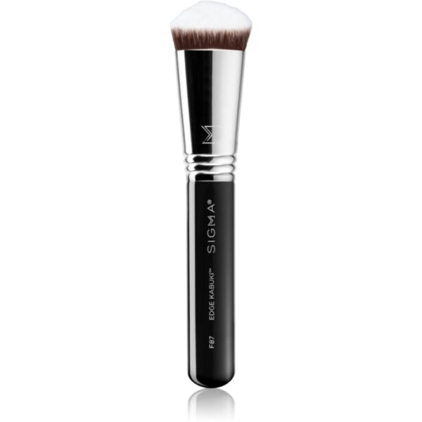 Sigma Beauty Face F87 Edge Kabuki™ Brush perie kabuki teșită 1 buc-ro