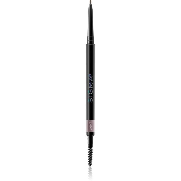 Sigma Beauty Fill + Blend Brow Pencil creion pentru sprancene cu pensula culoare Light 0.06 g-ro