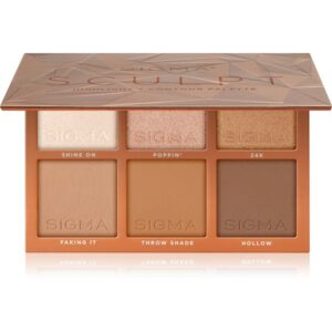 Sigma Beauty Sculpt Highlight + Contour Palette Patela pentru conturul fetei 27.48 g-ro