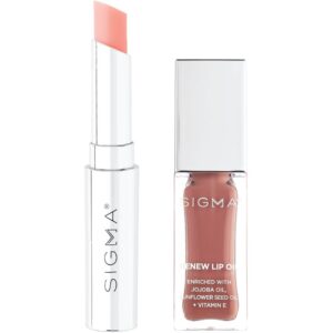 Sigma Beauty Snow Kissed Hydrating Lip Duo set îngrijire buze-ro