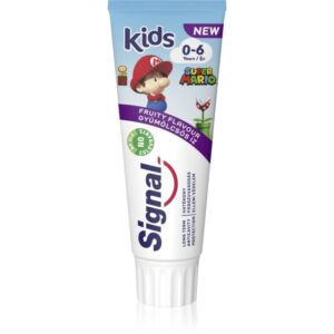 Signal Kids pastă de dinți pentru nou-nascuti si copii 0 - 6 - Super Mario 75 ml-Țena