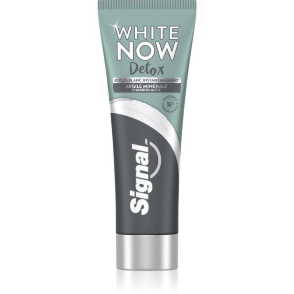 Signal White Now Detox Charcoal pasta de dinti pentru albire cu cărbune activ 75 ml-Țena
