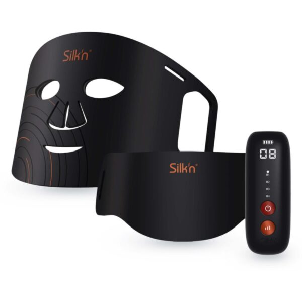 Silk'n Dual LED Set mască de tratament cu LED pentru față și gât 1 buc-Țena