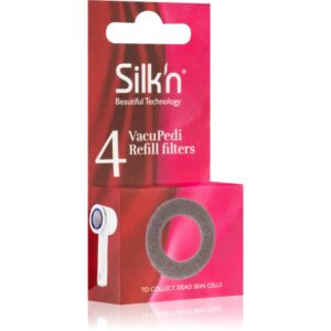 Silk'n VacuPedi Refill Filters filtre de rezervă pentru pila electrică pentru picioare 4 buc-Țena