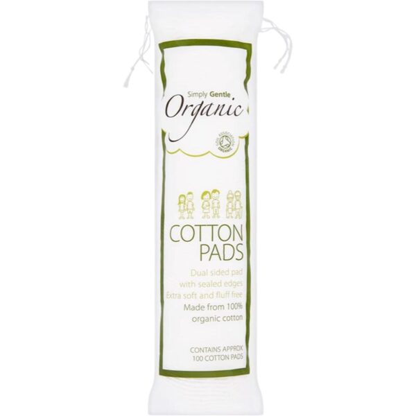 Simply Gentle Organic Cotton Pads tampoane din bumbac 100 buc-Țena