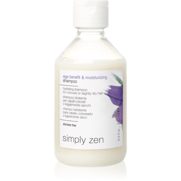 Simply Zen Age Benefit & Moisturizing sampon hidratant pentru păr vopsit 250 ml-ro