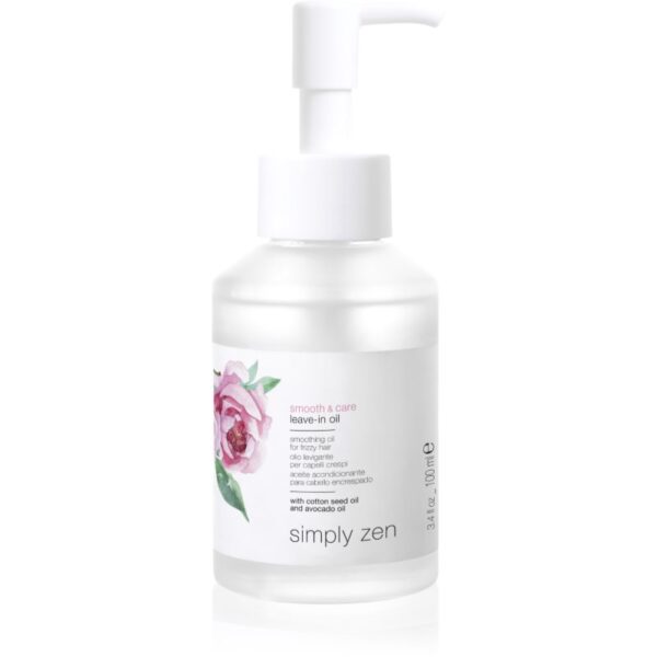 Simply Zen Smooth & Care Leave-in Oil ulei pentru netezire anti-electrizare 100 ml-Țena