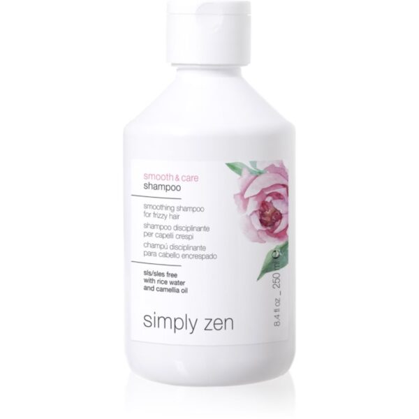 Simply Zen Smooth & Care Shampoo sampon pentru indreptarea parului anti-electrizare 250 ml-Țena