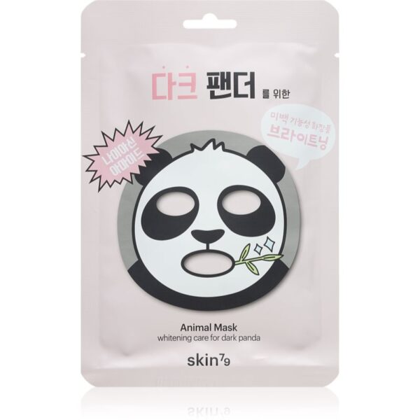 Skin79 Animal For Dark Panda mască textilă iluminatoare 23 g-Țena