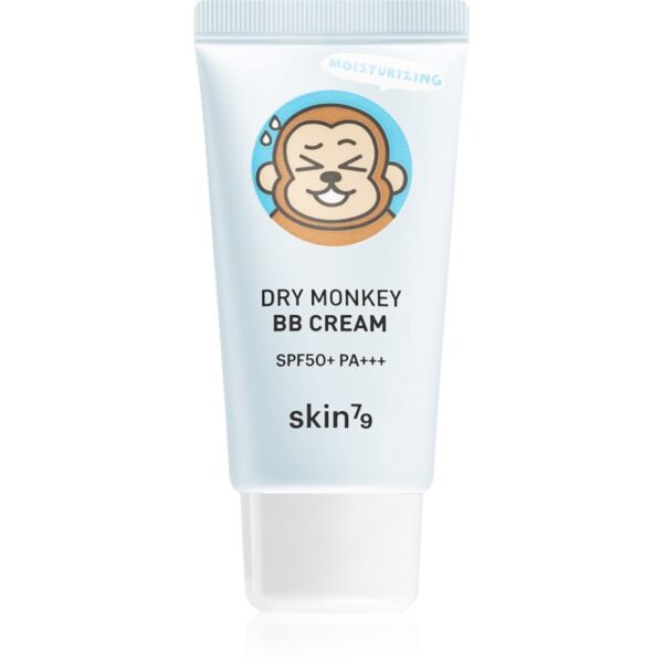 Skin79 Animal For Dry Monkey cremă BB cu efect de hidratare SPF 50+ culoare Beige 30 ml-Țena