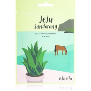 Skin79 Jeju Sandorong Jeju Aloe mască textilă calmantă cu efect de hidratare 33 ml-ro