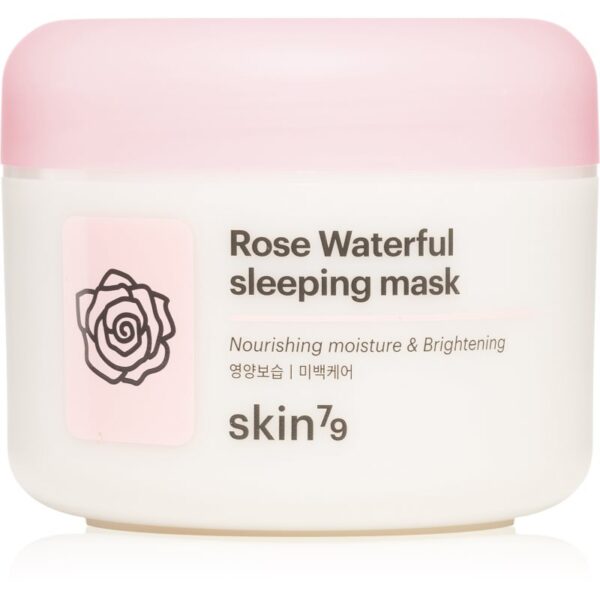 Skin79 Rose Waterfull masca hidratanta de noapte cu apă de trandafiri 100 ml-ro