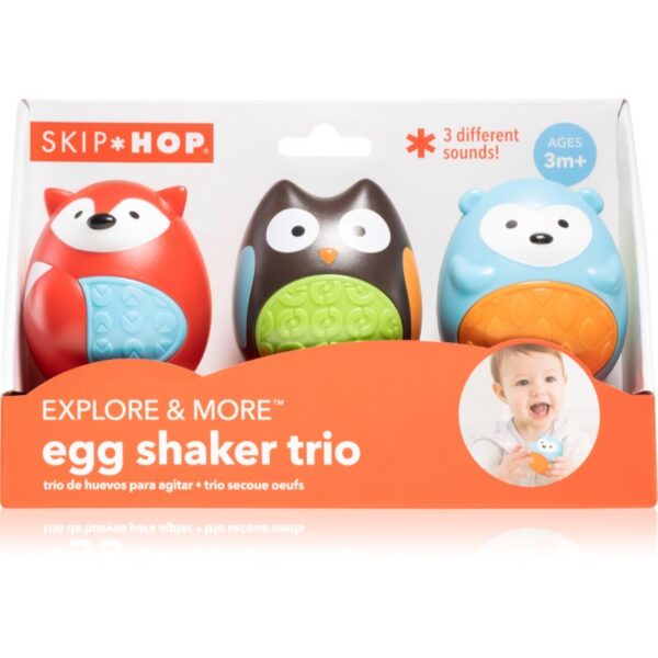 Skip Hop Explore&More jucărie zornăitoare 3m+ 3 buc-Țena