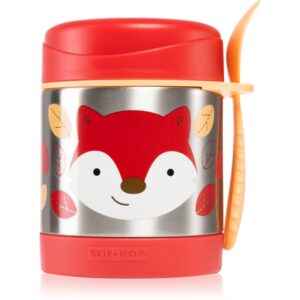 Skip Hop Zoo Fox termos cu linguriță 12m+ 325 ml-Țena