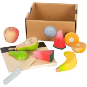 Small foot Cuttable Fruit Set Fresh set de jucării din lemn 3 y+ 11 buc-ro