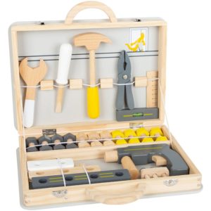 Small foot Miniwob Tool Case set de jucării din lemn 3 y+ 44 buc-ro