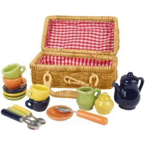 Small foot Nostalgia Picnic Basket set de jucării pentru copii 3 y+ 18 buc-ro