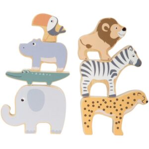 Small foot Safari jucărie interactivă cu piese care se pot insera 12m+ 7 buc-ro