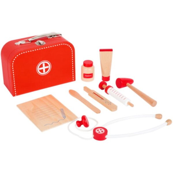 Small foot Wooden Doctor’s Kit set de jucării din lemn 3 y+ 9 buc-ro