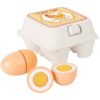 Small foot Wooden Eggs jucărie cu activități din lemn 3 y+ 4 buc-ro