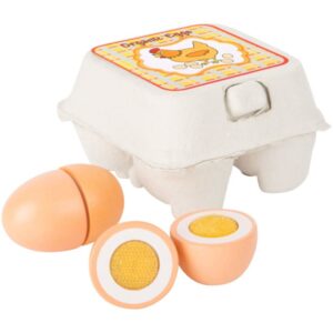Small foot Wooden Eggs jucărie cu activități din lemn 3 y+ 4 buc-ro