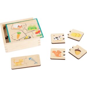 Small foot by Legler Farm Puzzle jucărie interactivă cu piese care se pot insera 3y+ 1 buc-Țena