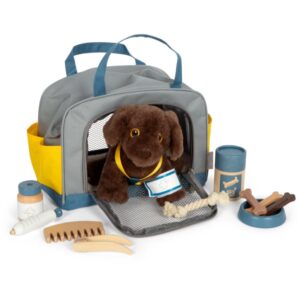 Small foot by Legler Plush Dog with Care Kit jucărie de pluș 1 buc-ro