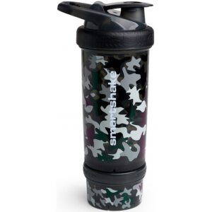 Smartshake Revive shaker pentru sport + rezervor culoare Camo Black 750 ml-ro