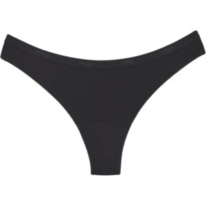 Snuggs Period Underwear Brazilian: Light Flow Black chiloți menstruali textili pentru menstruație slabă mărime M Black 1 buc-Țena