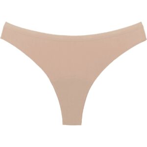 Snuggs Period Underwear Brazilian Light Tencel™ Lyocell Beige chiloți menstruali textili pentru menstruație slabă mărime L 1 buc-Țena