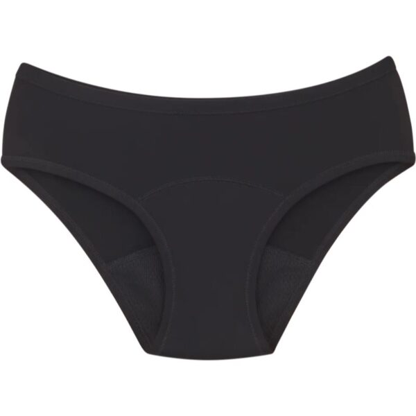 Snuggs Period Underwear Classic: Medium Flow Black chiloți menstruali textili în caz de menstruație medie mărime M 1 buc-Țena