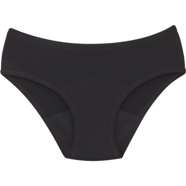 Snuggs Period Underwear Classic: Medium Flow Black chiloți menstruali textili în caz de menstruație medie mărime XL 1 buc-Țena