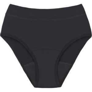 Snuggs Period Underwear Hugger: Extra Heavy Flow Black chiloți menstruali textili în caz de menstruație puternică mărime XL Black 1 buc-ro