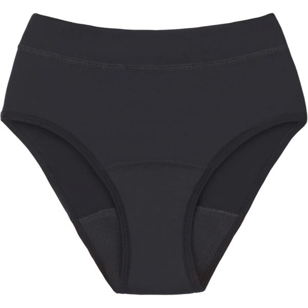 Snuggs Period Underwear Hugger: Extra Heavy Flow Black chiloți menstruali textili în caz de menstruație puternică mărime XL Black 1 buc-ro