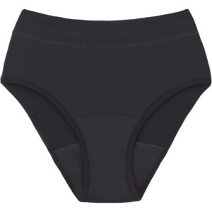 Snuggs Period Underwear Hugger: Extra Heavy Flow Black chiloți menstruali textili în caz de menstruație puternică mărime XS Black 1 buc-ro