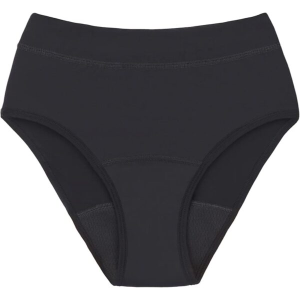 Snuggs Period Underwear Hugger: Extra Heavy Flow Black chiloți menstruali textili în caz de menstruație puternică mărime XS Black 1 buc-ro