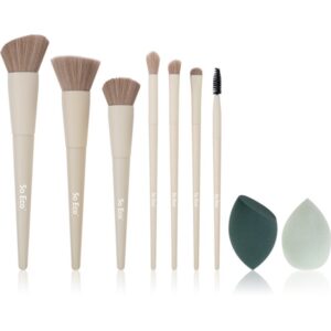 So Eco Exclusive Brush & Sponge Set set perii machiaj-ro