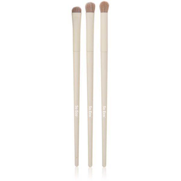 So Eco Eye Crease set de pensule pentru machiajul ochilor-ro